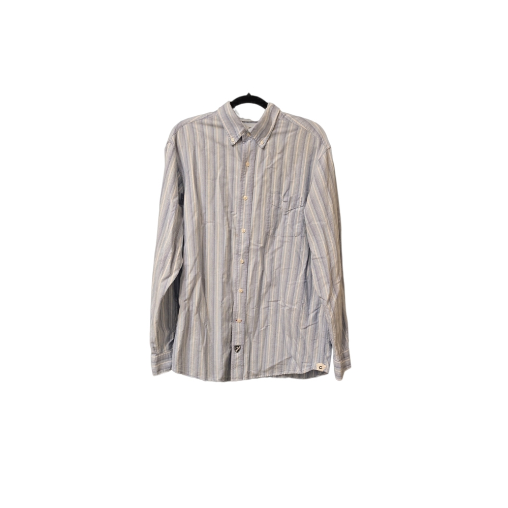 Daniel Cremieux blue button-down classic fit men's shirt sz L